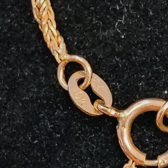 10k Gold Rope Chain 9 Inches - Picture 2 of 5